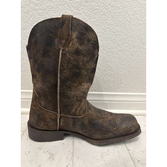 Ariat Mens Size 13 EE Antiqued Distressed Brown Rambler 10025171 Western Boots main image 4